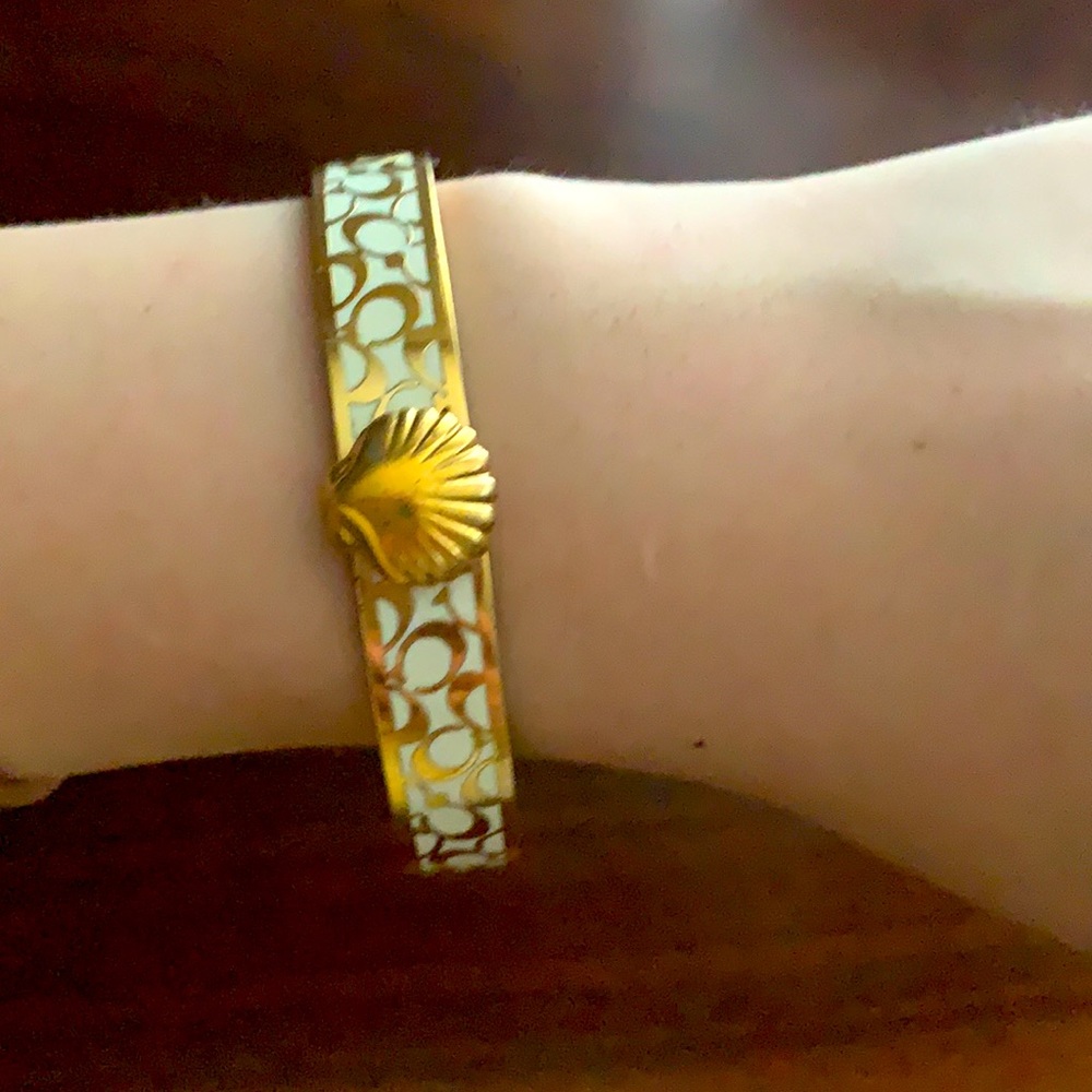 Coach bracelet in gold/white - Picture 5 of 5